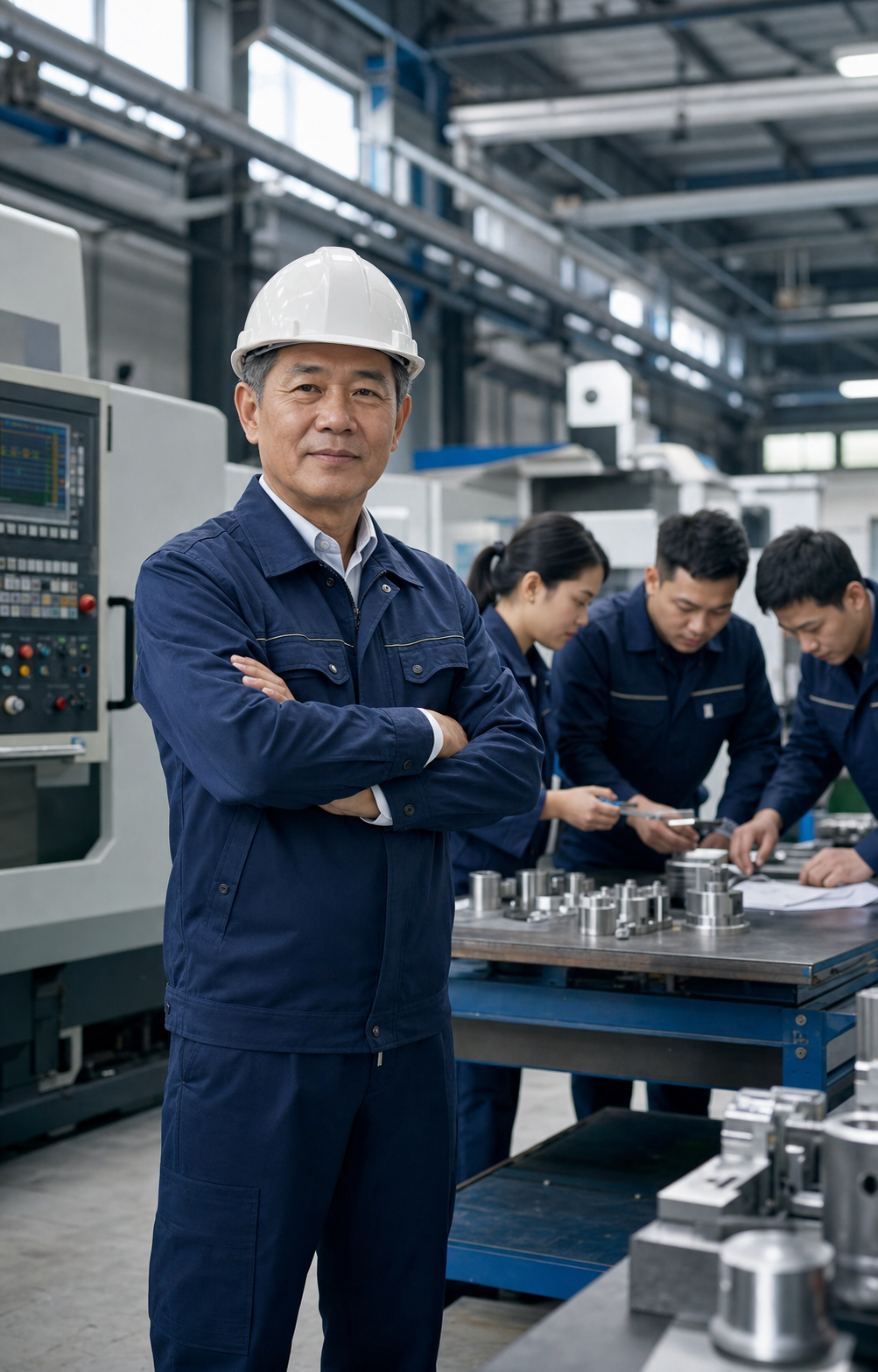 Đội ngũ kỹ sư và kỹ thuật viên cơ khí giàu kinh nghiệm